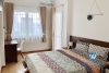 Bright and Fully Furnished Two Bedrooms Apartment for rent in Van Cao st, Ba Dinh district.